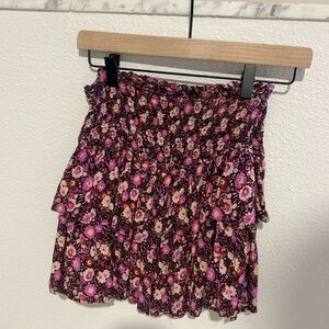 Floral Pink Skirt